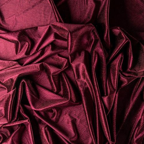 Бархат с люрексом К33-548 марсала однотонный Col.3