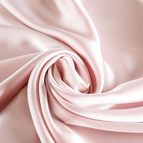 Сатин 001-06996 пудровый однотонный