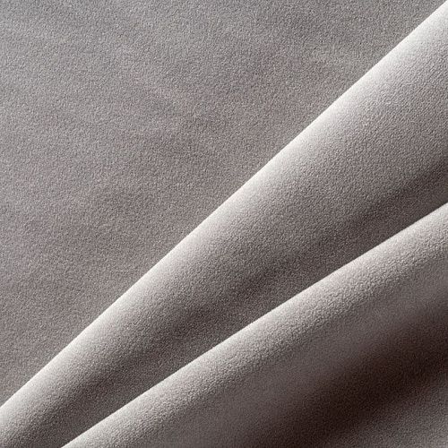 Ткань портьерная бархат h-300 см 09-02-00034 светло-серый однотонный