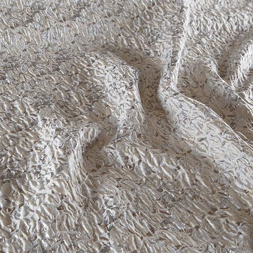 Жаккард Blumarine 017-19161 серебристо-белый