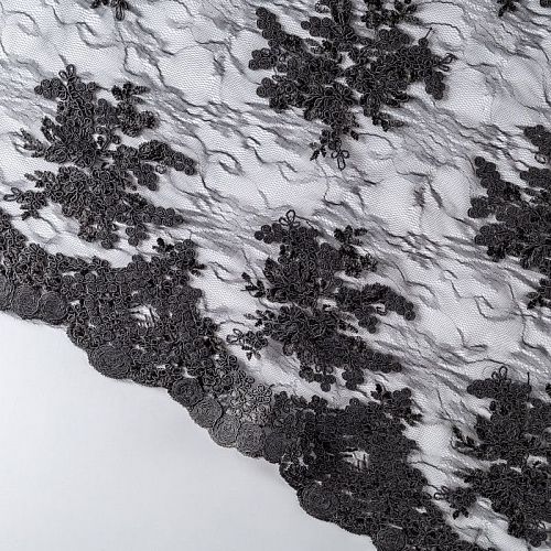 Гипюр К19-352 черный