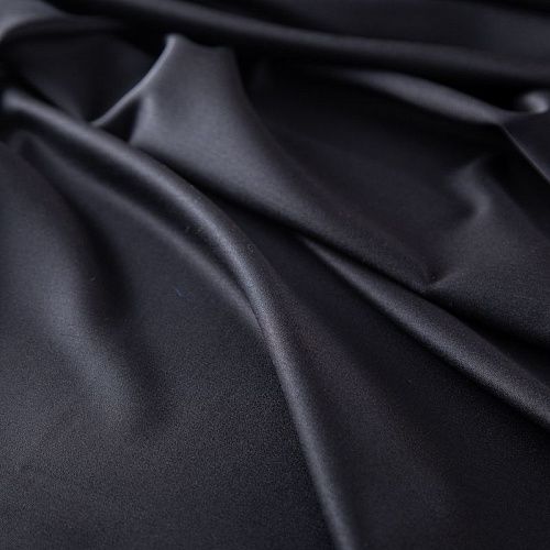 Шерсть костюмная стрейч Double Face 025-19805 черный