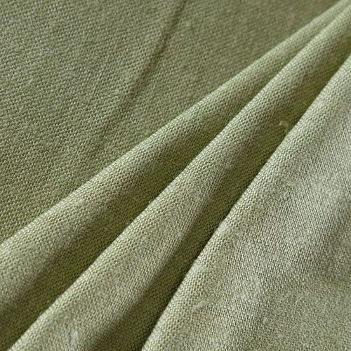 Лен-шелк 035-12201 фисташковый однотонный