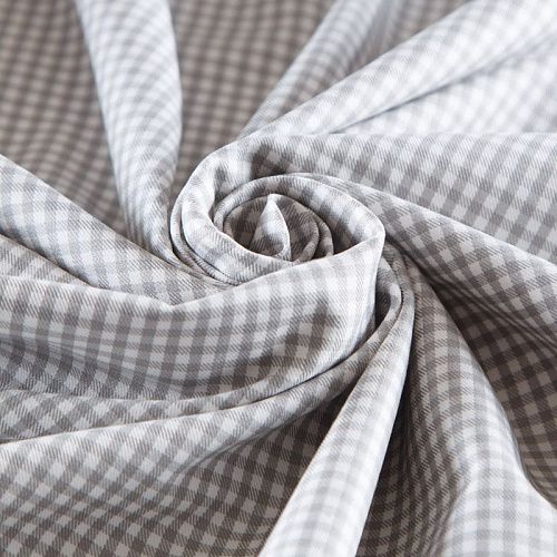 Ткань костюмно-плательная 025-12407 белый принтованный