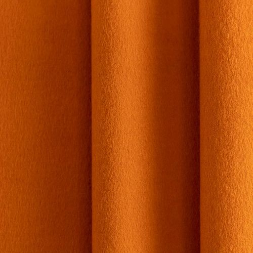 Кашемир К22-576 мандариновый однотонный