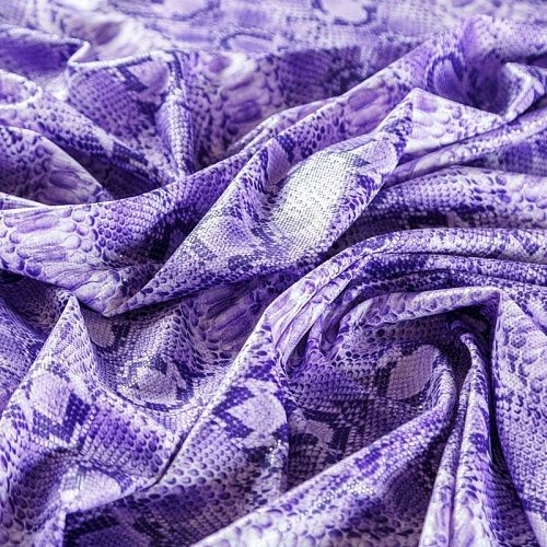 Лайкра 005-06246 фиолетовый принтованный