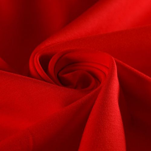 Трикотаж 056-15576 оранжево-красный однотонный