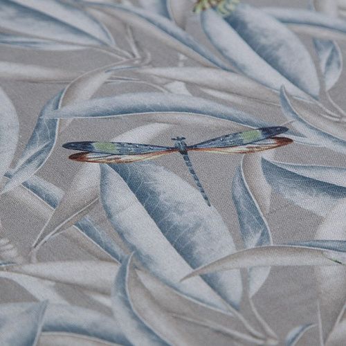 Ткань портьерная H-280 см 19-02-15855 серый принтованный