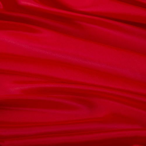 Перл шифон 068-19392 алый однотонный