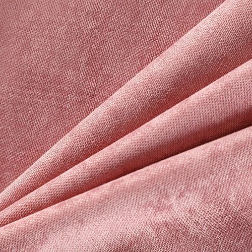 Ткань портьерная канвас 14-02-05037 розовый антик однотонный