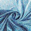 Шелк синтетический 065-01453 сине-голубой принтованный