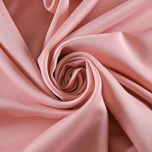 Креп-атлас 001-12109 розовый румянец однотонный