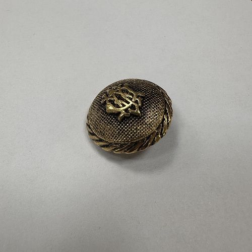 Пуговица на ножке 28 мм бронза 97344-0445