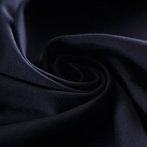 Трикотаж 056-15756 темно-синий однотонный