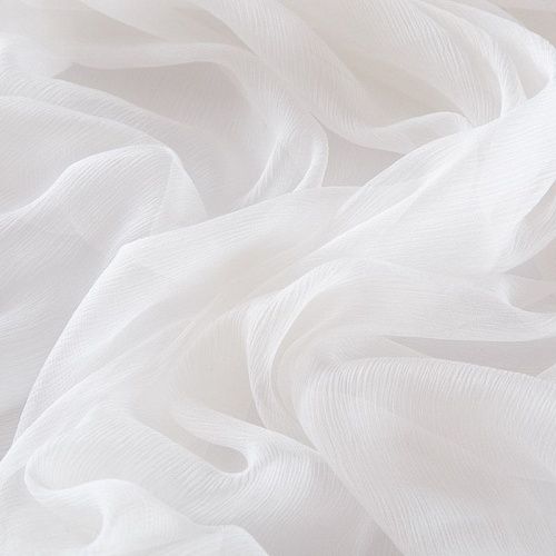 Шифон-жатка 068-16180 айвори однотонный