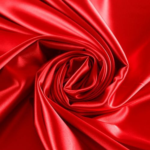Сатин стрейч 001-09746 красный однотонный