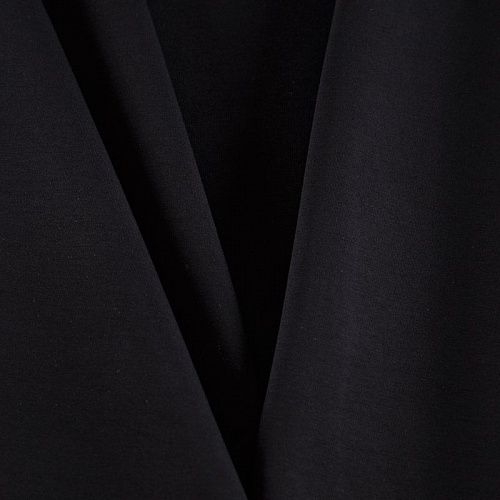 Трикотаж 056-15735 черный однотонный