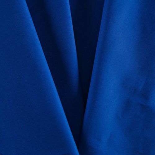 Сатин-коттон 063-14703 васильковый однотонный