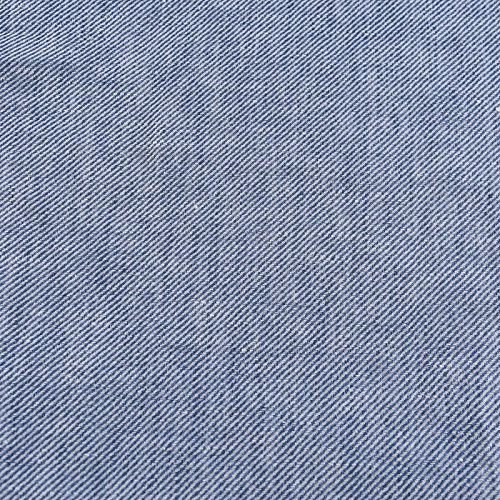 Лен натуральный 035-11701 голубой деним