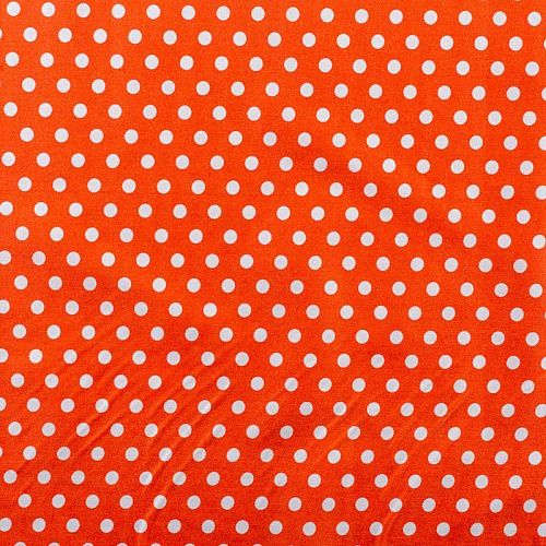 Хлопок 063-01347 мандариновый принтованный