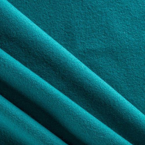 Ткань пальтовая К25-857 бирюзовый однотонный