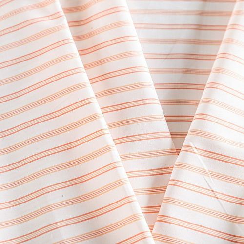 Хлопок рубашечный К21-743 белый принтованный