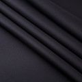 Креп стрейч дублированный 026-17200 черный однотонный