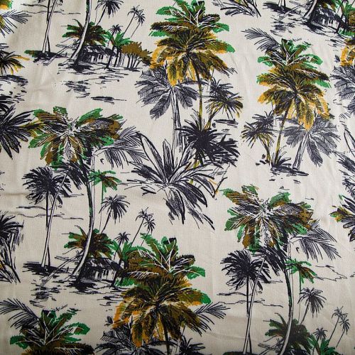 Шелк-штапель 069-14650 экрю принтованный