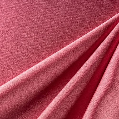 Шелк синтетический стрейч К1-991 брусничный однотонный