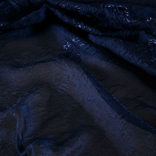 Органза с 3D узором Blumarine 039-19135 сапфировый