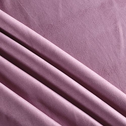 Замша искусственная 018-05691 розовато-лиловый однотонный