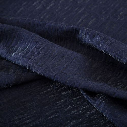 Хлопок жаккардовый Dolce&Gabbana 063-19263 темно-синий