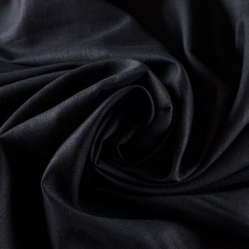 Лен натуральный 035-08912 col.6 черный однотонный