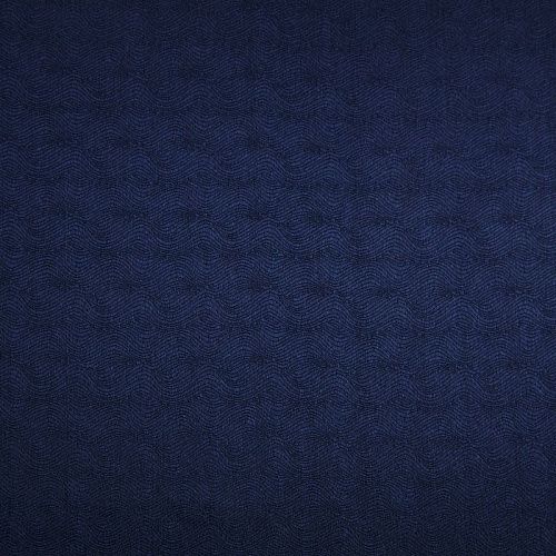 Шелк натуральный Armani 064-16288 темно-синий жаккардовый