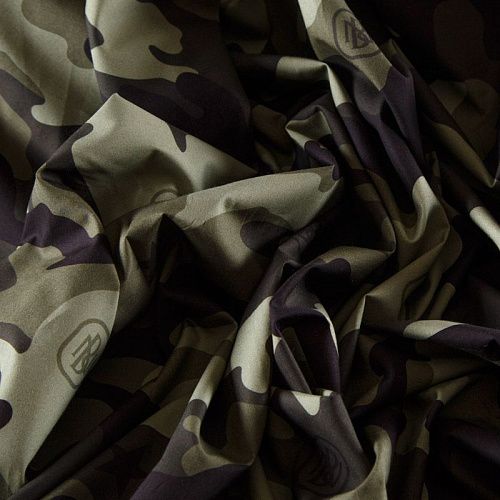 Хлопок 063-12496 хаки принтованный