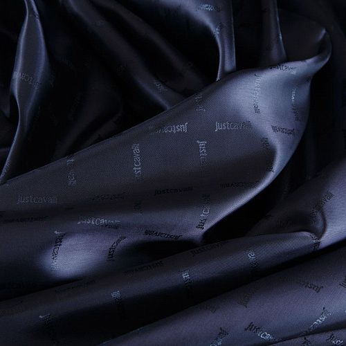 Ткань подкладочная Cavalli 045-16712 черный жаккардовый