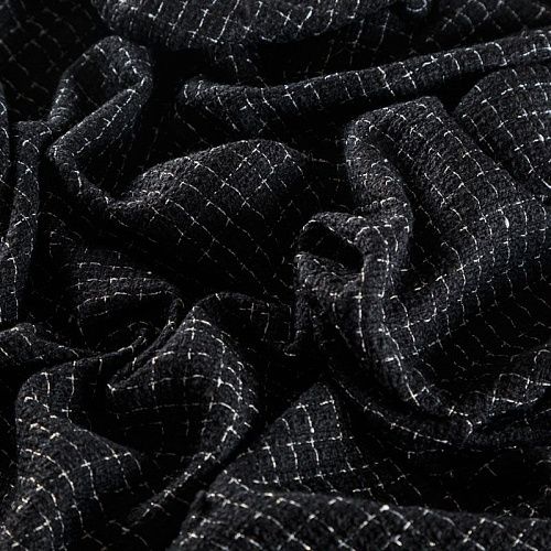 Твид шанель 052-05629 черный