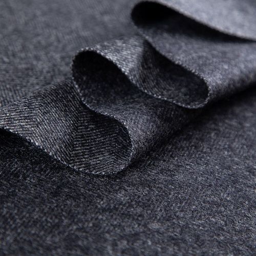 Шерсть костюмно-пальтовая 066-20155 серый елочка