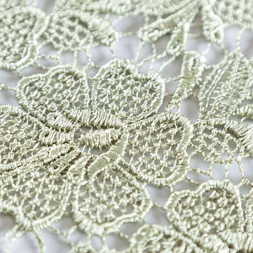 Гипюр-макраме 012-10187 фисташковый