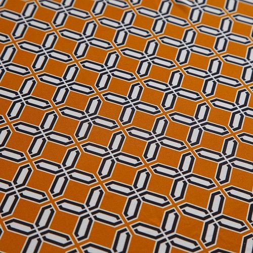 Трикотаж 056-16848 тыквенный принтованный