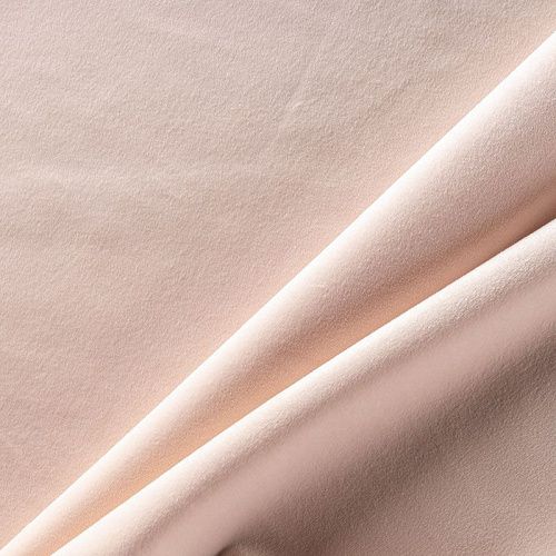 Ткань портьерная бархат h-300 см 09-02-00069 пудровый однотонный