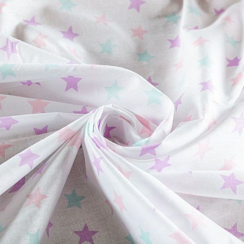 Перкаль 007-03504 белый принтованный