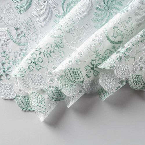 Шитье К19-570 белый с вышивкой